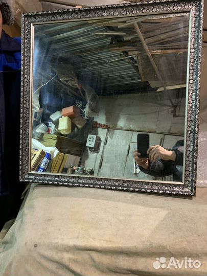 Зеркало LI Tempo del 60x60 см. Серебро Италия