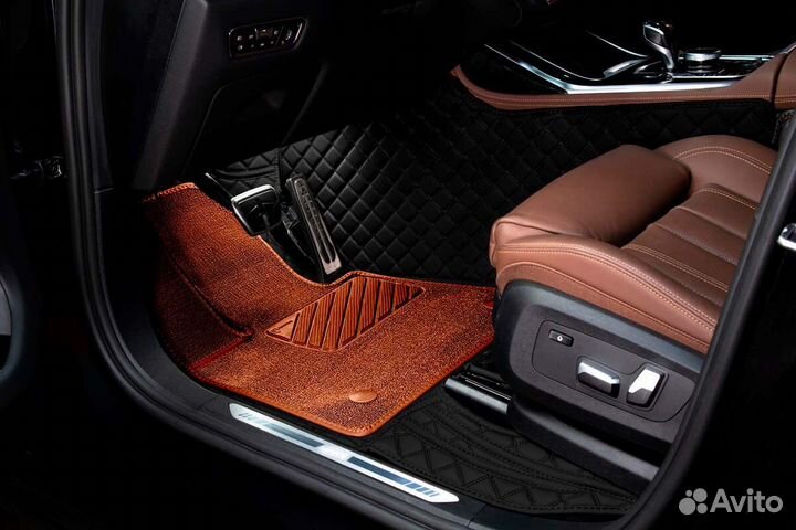 3D Коврики Nissan Murano Высокие Борта Экокожа