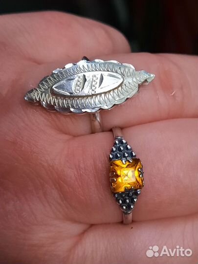 Кольца серебро 875