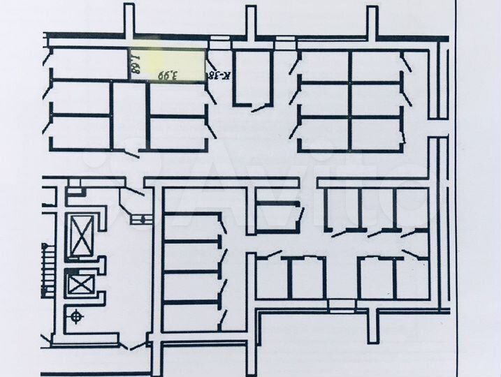 Комната 6,7 м² в 1-к., 3/15 эт.