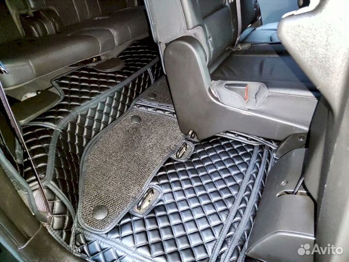 3D коврики из экокожи Maybach