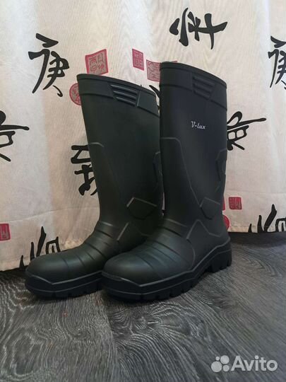 Сапоги рабочие V-lux с металлическим подноском