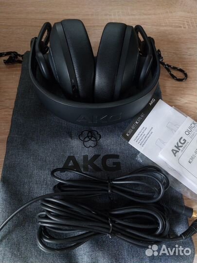 Студийные Bluetooth наушники AKG K361-BT,новые