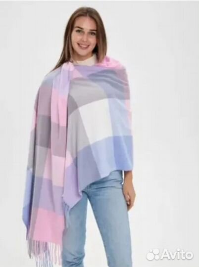 Шарф женский клетка