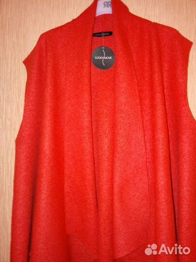 Дизайнерский жилет шерстяной, 56-62