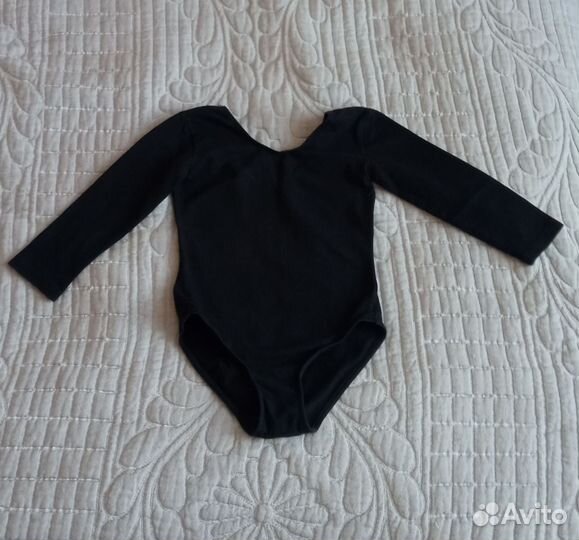 Купальник черный для гимнастики