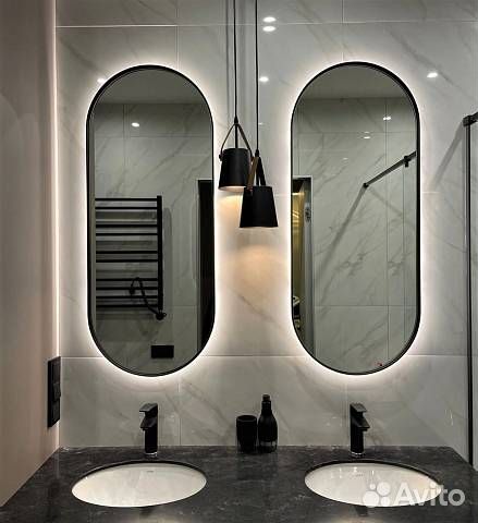 Зеркало настенное с подсветкой