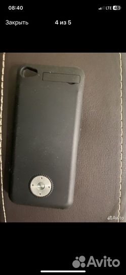 Чехол аккумулятор iPhone 4, 4s черный