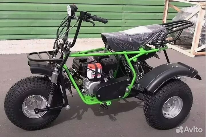 Трицикл сафари-3lе-8 тритон 2 (длинное седло, сзад