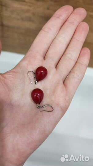 Серьги с камнями
