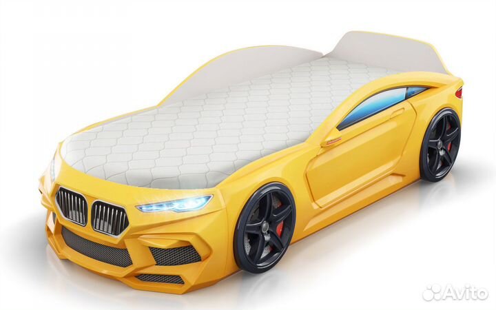 Кроватка детская машинка