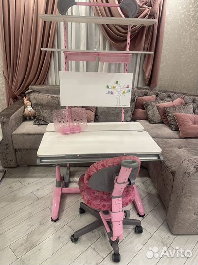 Растущая парта и стул kid youth