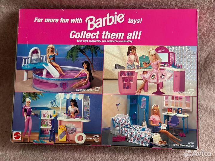 Barbie University Dorm Room мебель для Барби