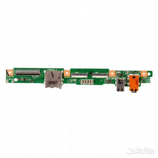 Плата с разъемом карты памяти и контроллером тачск