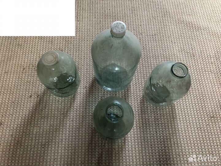 Бутыль стеклянная 20 литров и 10 литров