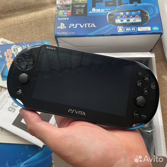 PS Vita Slim Blue / Black Value Pack