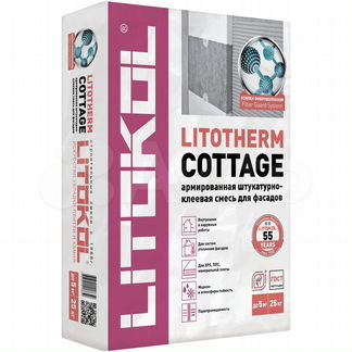 Клеевая смесь Litokol Litotherm Cottage 25 кг
