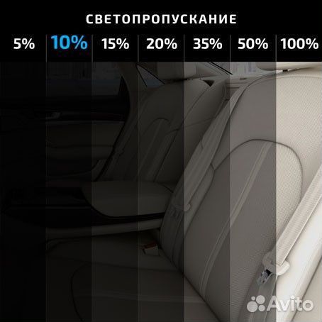 Пленка тонировочная на стекла окон 35%