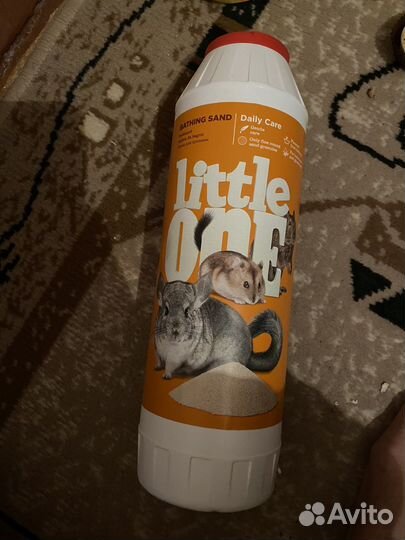 Корм little one и песок для грызунов и шиншилл