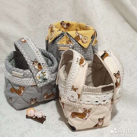 Корзина текстильная