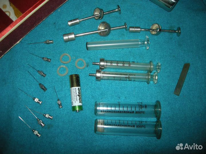 Шприцы многоразовые СССР бикс одним лотом