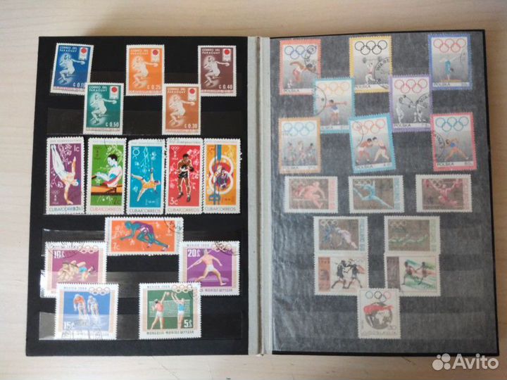 Альбом с марками к олимпиадам