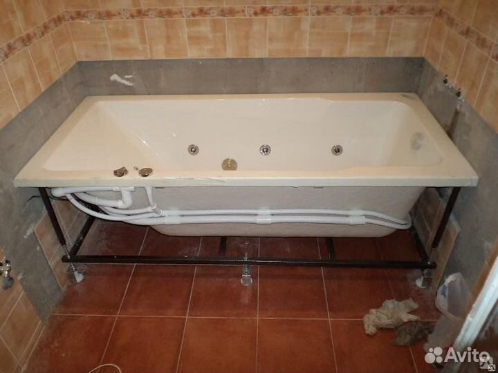 Установка монтаж ванн, джакузи