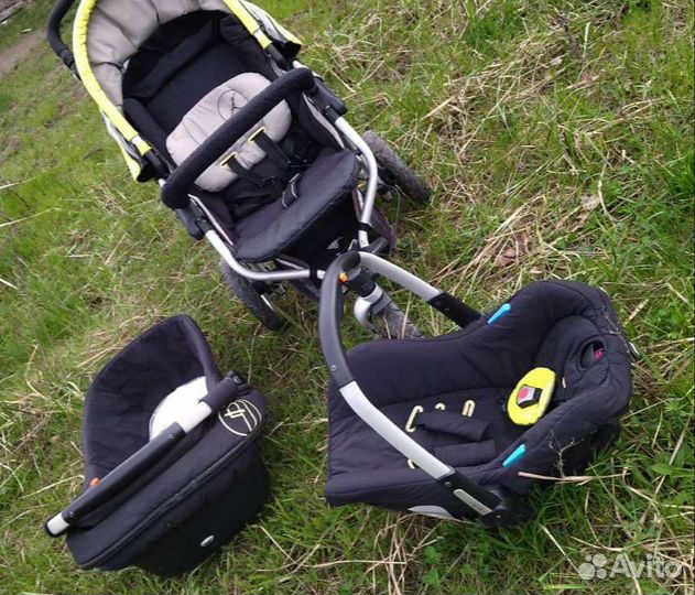 Коляска 3 в 1 Jane Slalom Pro