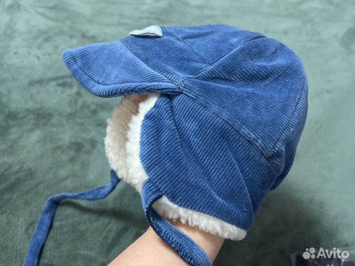 Шапка зимняя для мальчика 2-4 года новая
