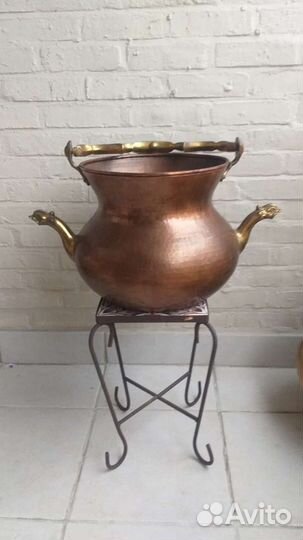 Кувшин (двунос) медь-латунь Европа 20в. 50- 60е.гг