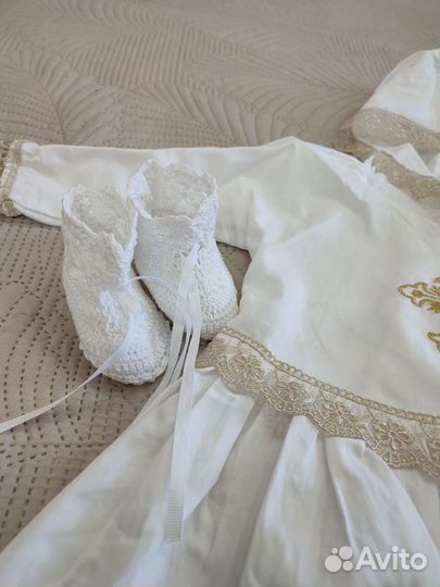 Крестильный набор для девочки 80