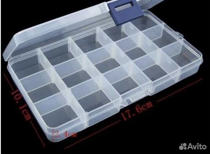 Пластиковая коробка рыбака