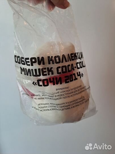 Медведь мишка лыжник coca cola сочи 2014