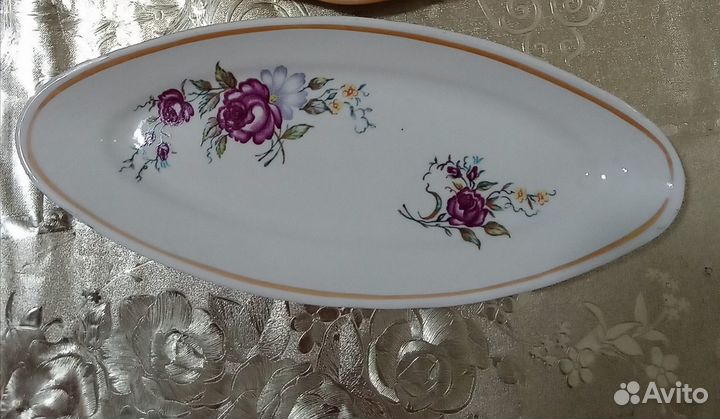 Тарелки, селедочница дулево, СССР