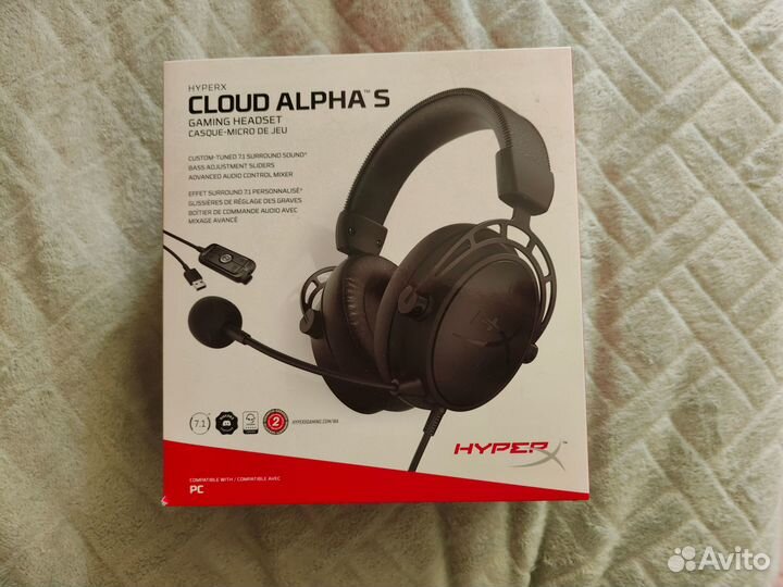 Игровые Наушники HyperX Cloud Alpha S