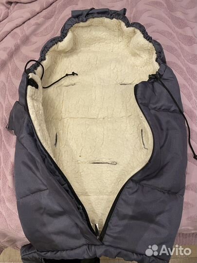 Зимний конверт в коляску до 3 лет