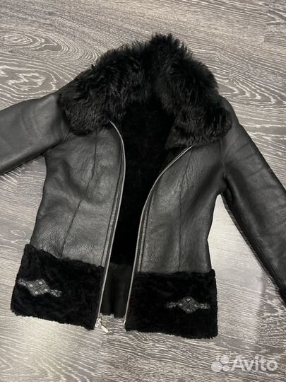 Дубленка натуральная женская 42