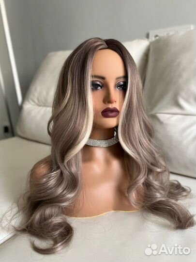 Парик пепельный блонд