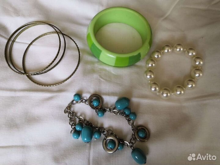 Ожерелье +серьги, браслеты