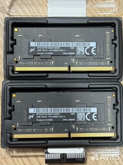 Оперативная память ddr4 4GB so-dimm Micron iMac