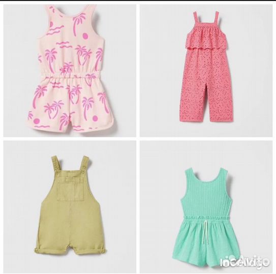 Zara комбинезон для девочек 86, 92, 98