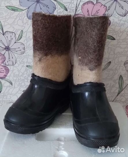 Валенки с калошами