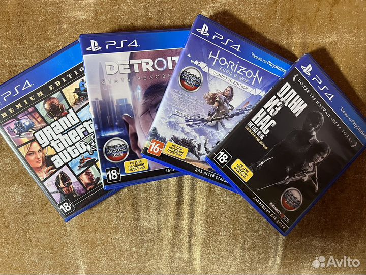 Sony Playstation 4 на 500gb (с играми)