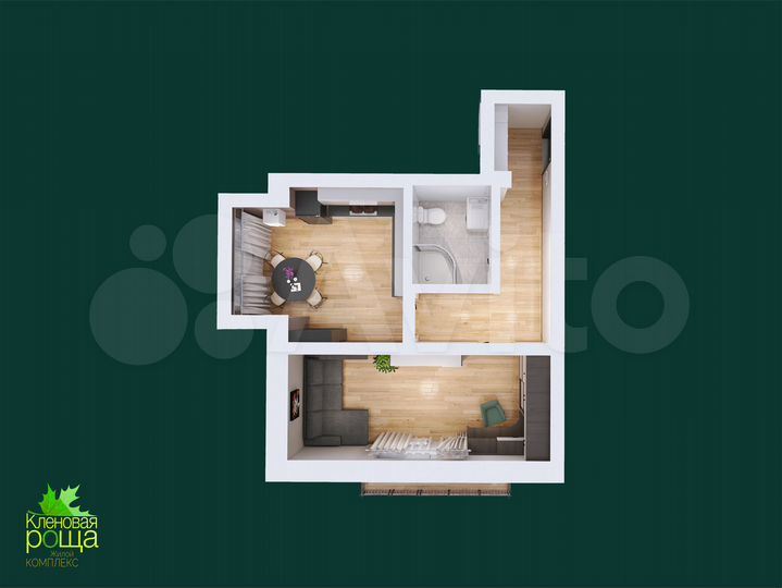 1-к. квартира, 38,9 м², 3/7 эт.