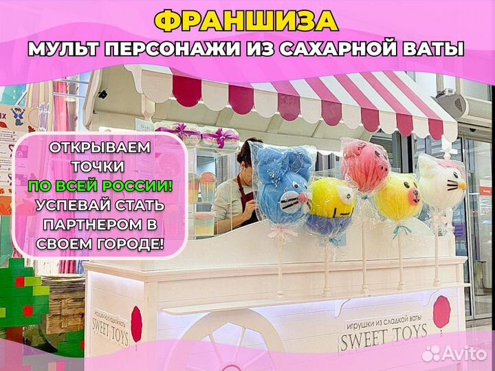 Продам готовый бизнес: игрушки из сахарной ваты