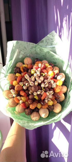 Букет из конфет/ореховый букет/сладкийбукет