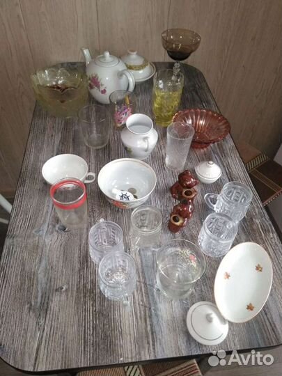 Сервиз,хрусталь