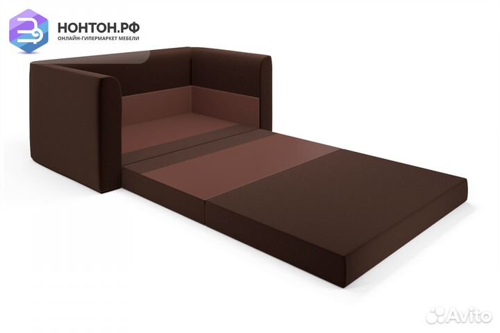 Диван откидной Ассоль коричневый
