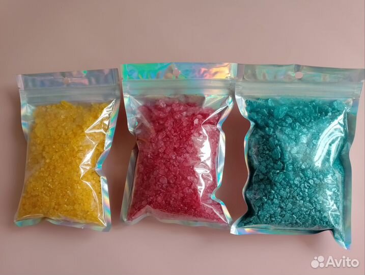 Морская соль для ванны с шиммером