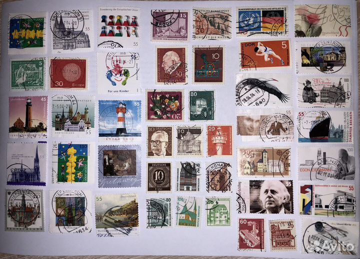 421 марка - все разные - без повторов